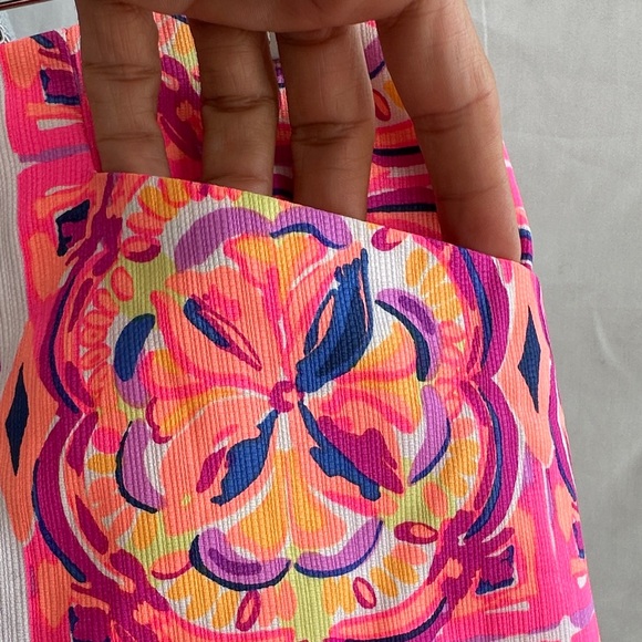 Lilly Pulitzer Pink and Orange Mini Skort - Picture 3 of 8